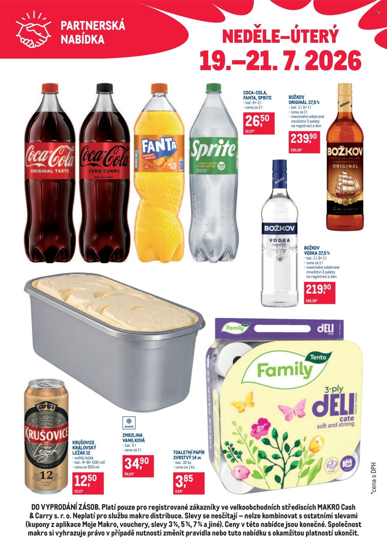 Leták MAKRO - 19.7.2026 - 21.7.2026. Strana 1