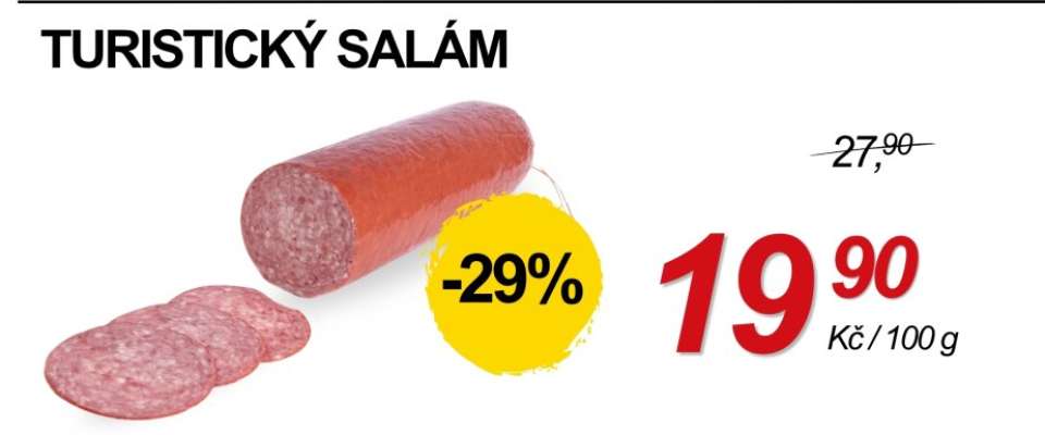 Turistický salám