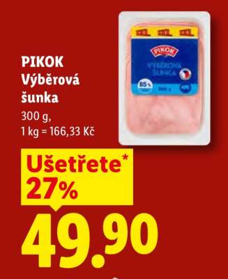 PIKOK VÝBĚROVÁ ŠUNKA