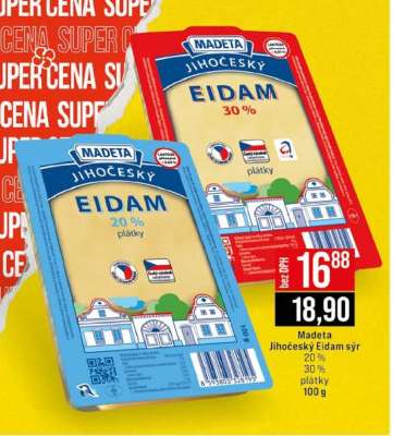 MADETA Jihočeský Eidam sýr