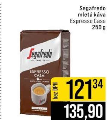 SEGAFREDO Mletá káva Espresso Casa