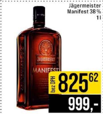 JÄGERMEISTER MANIFEST 38%