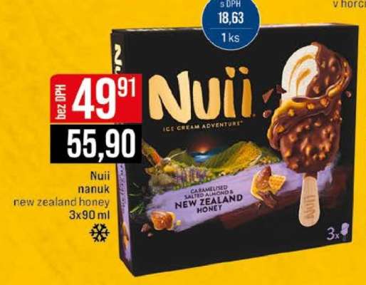 Nuii nanuk new zealand honey 3x90 ml