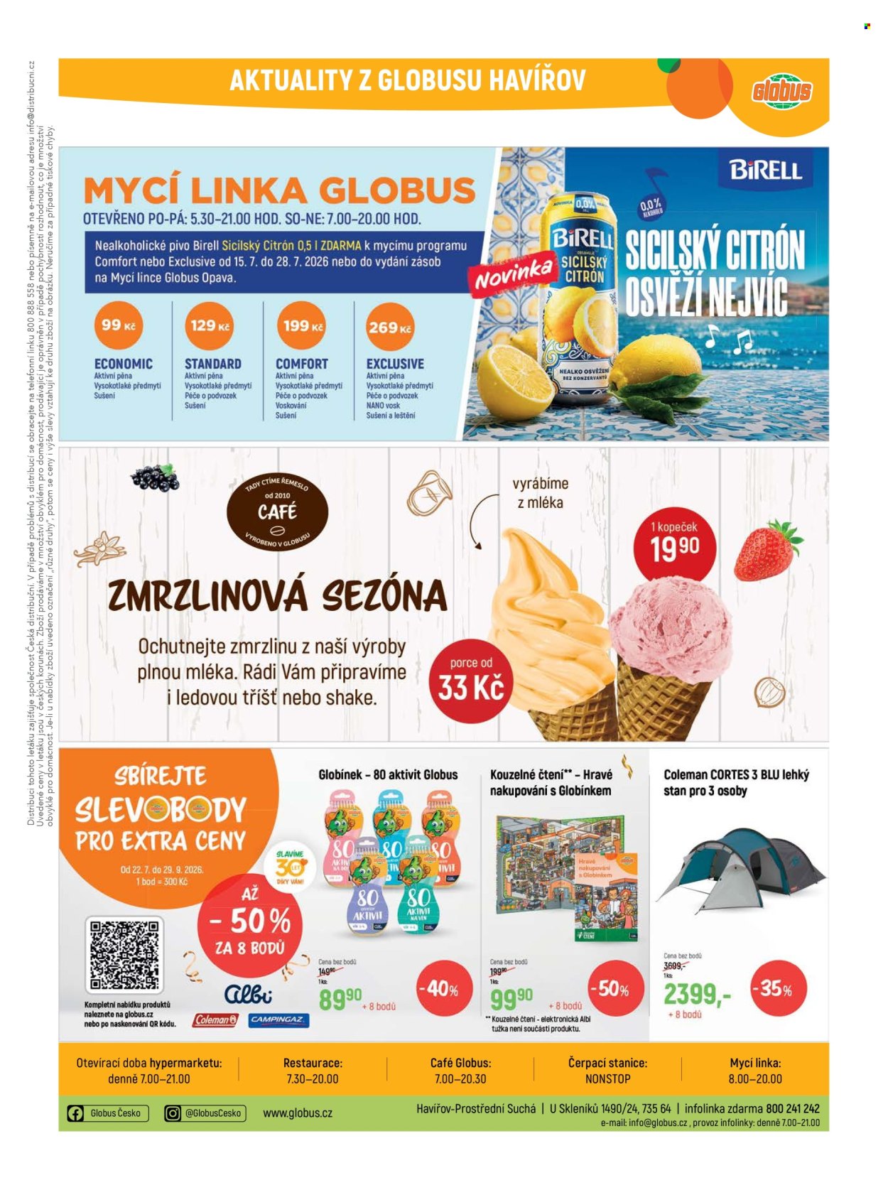 Leták Globus - 22.7.2026 - 28.7.2026. Strana 36
