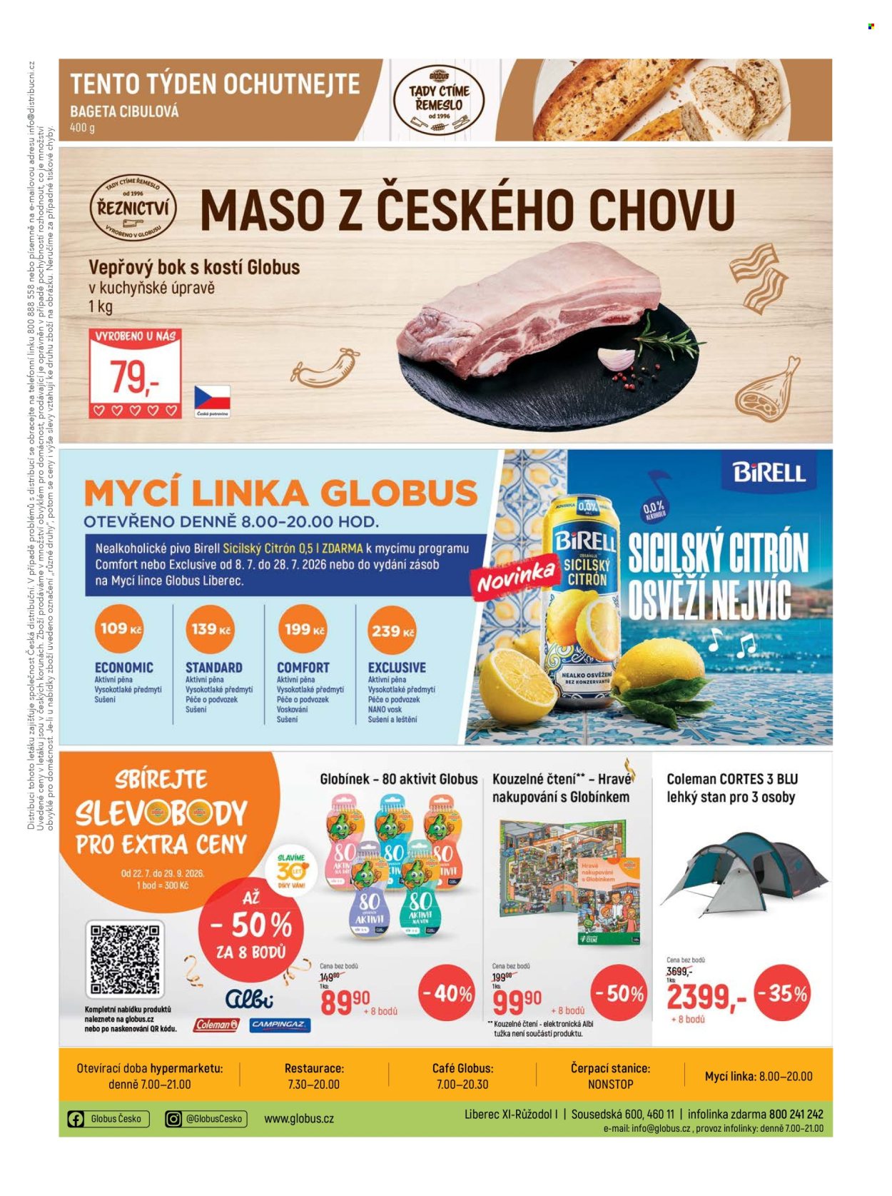 Leták Globus - 22.7.2026 - 28.7.2026. Strana 36