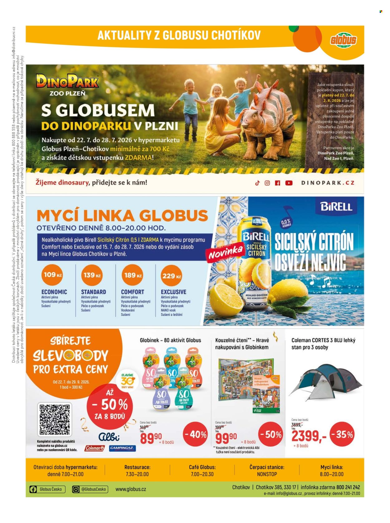 Leták Globus - 22.7.2026 - 28.7.2026. Strana 36