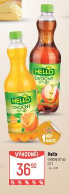 Hello Ovocný sirup