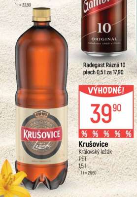 Krušovice Královský ležák