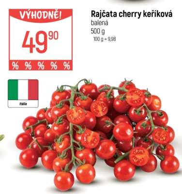 Rajčata Cherry keříková