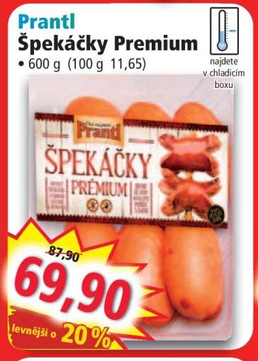 Prantl Špekáčky Premium