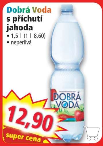 Dobrá Voda s příchutí jahoda