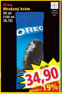 Oreo Mražený krém