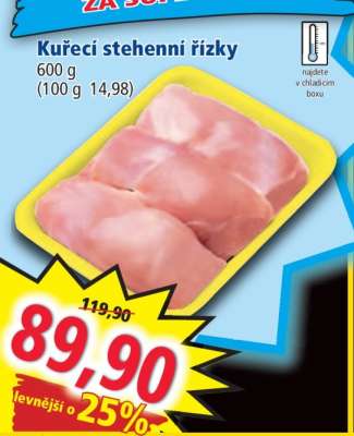Kuřecí stehenní řízky