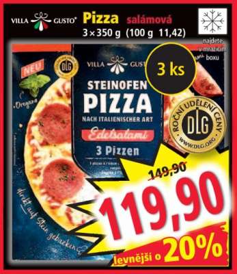 Pizza salámová