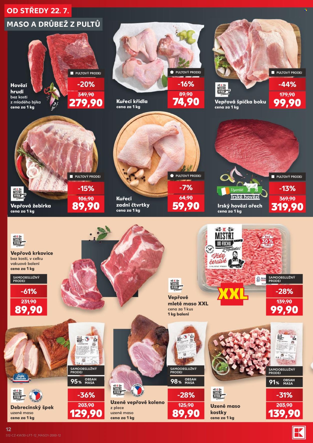 Leták Kaufland - 22.7.2026 - 28.7.2026. Strana 12