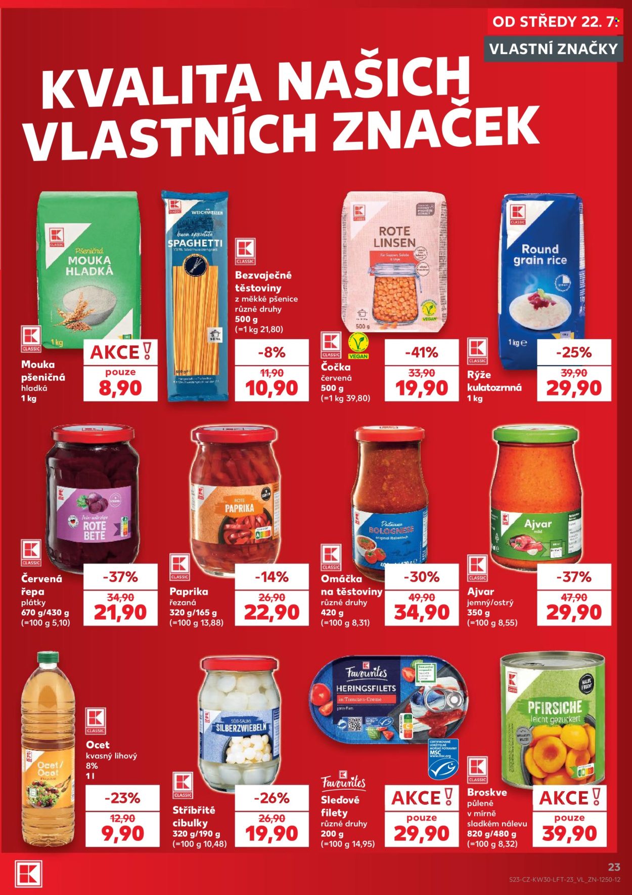 Leták Kaufland - 22.7.2026 - 28.7.2026. Strana 23