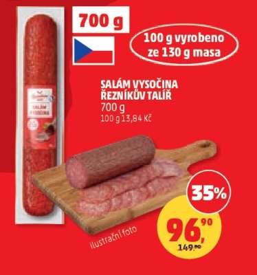 SALÁM VYSOČINA ŘEZNÍKŮV TALÍŘ
