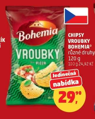 CHIPSY VROUBKY BOHEMIA*