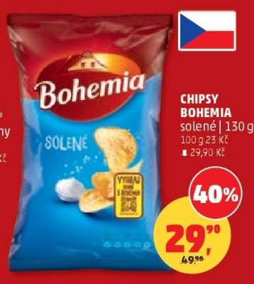CHIPSY BOHEMIA solené