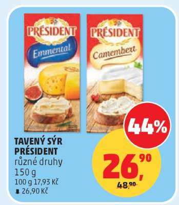TAVENÝ SÝR PRÉSIDENT