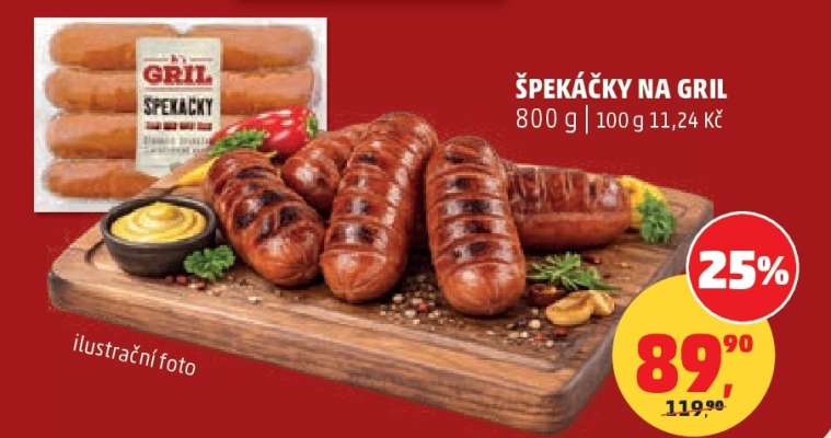 ŠPEKÁČKY NA GRIL