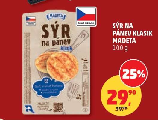 SÝR NA PÁNEV KLASIK MADETA