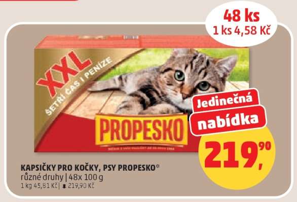 KAPSIČKY PRO KOČKY, PSY PROPESKO