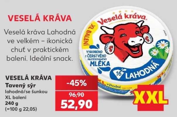 Veselá kráva tavený sýr