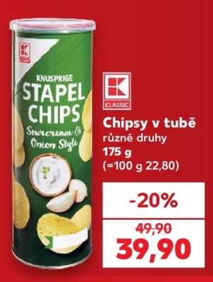 Chipsy v tubě