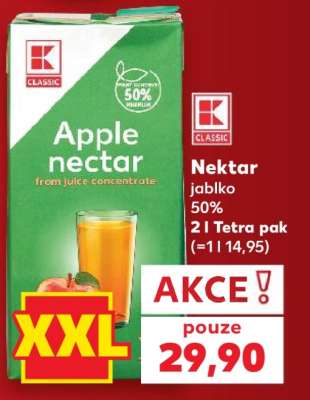 Nektar jablko 50% 2 l Tetra pak