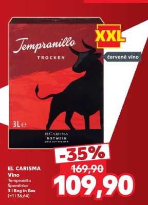 EL CARISMA Vino Tempranillo
