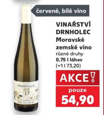 VINAŘSTVÍ DRNHOLEC Moravské zemské víno