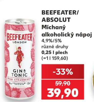BEEFEATER, ABSOLUT