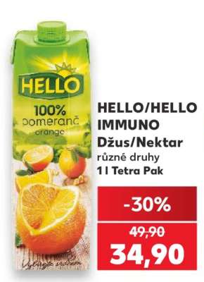 HELLO/HELLO IMUNO Džus/Nektar