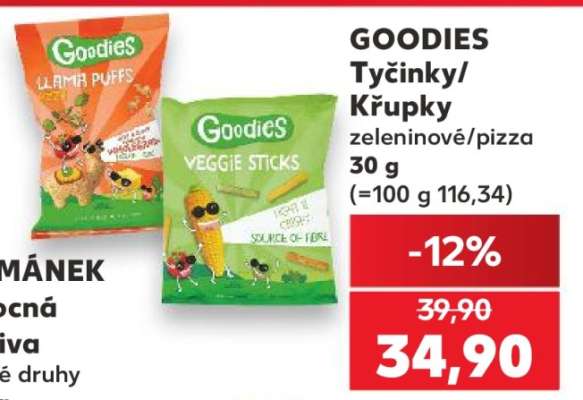 GOODIES Tyčinky/Křupky