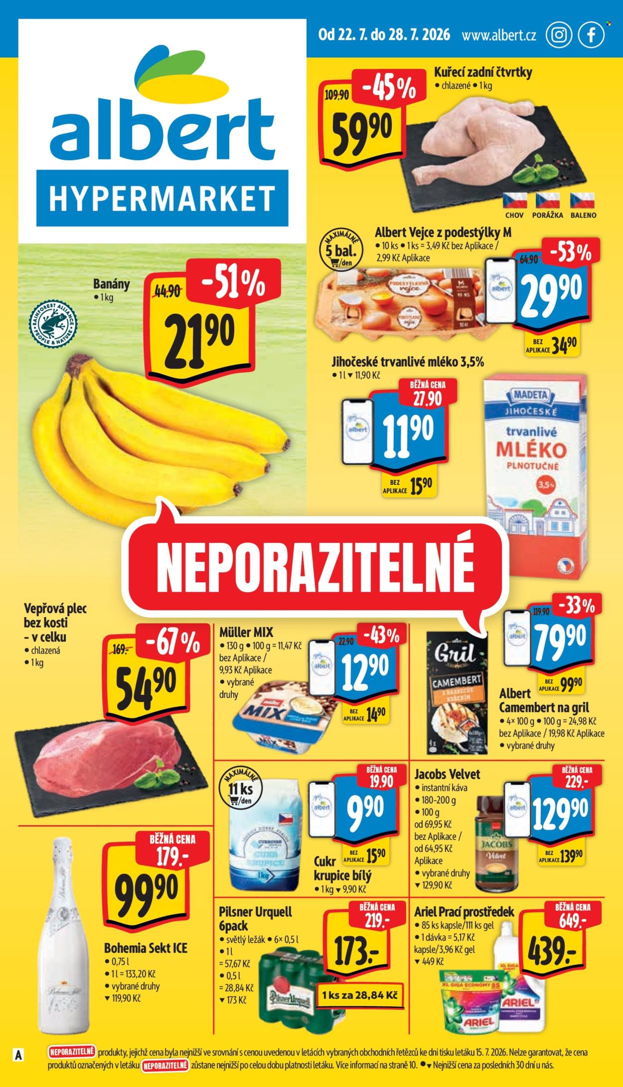 Leták Albert Hypermarket - 22.7.2026 - 28.7.2026. Strana 1