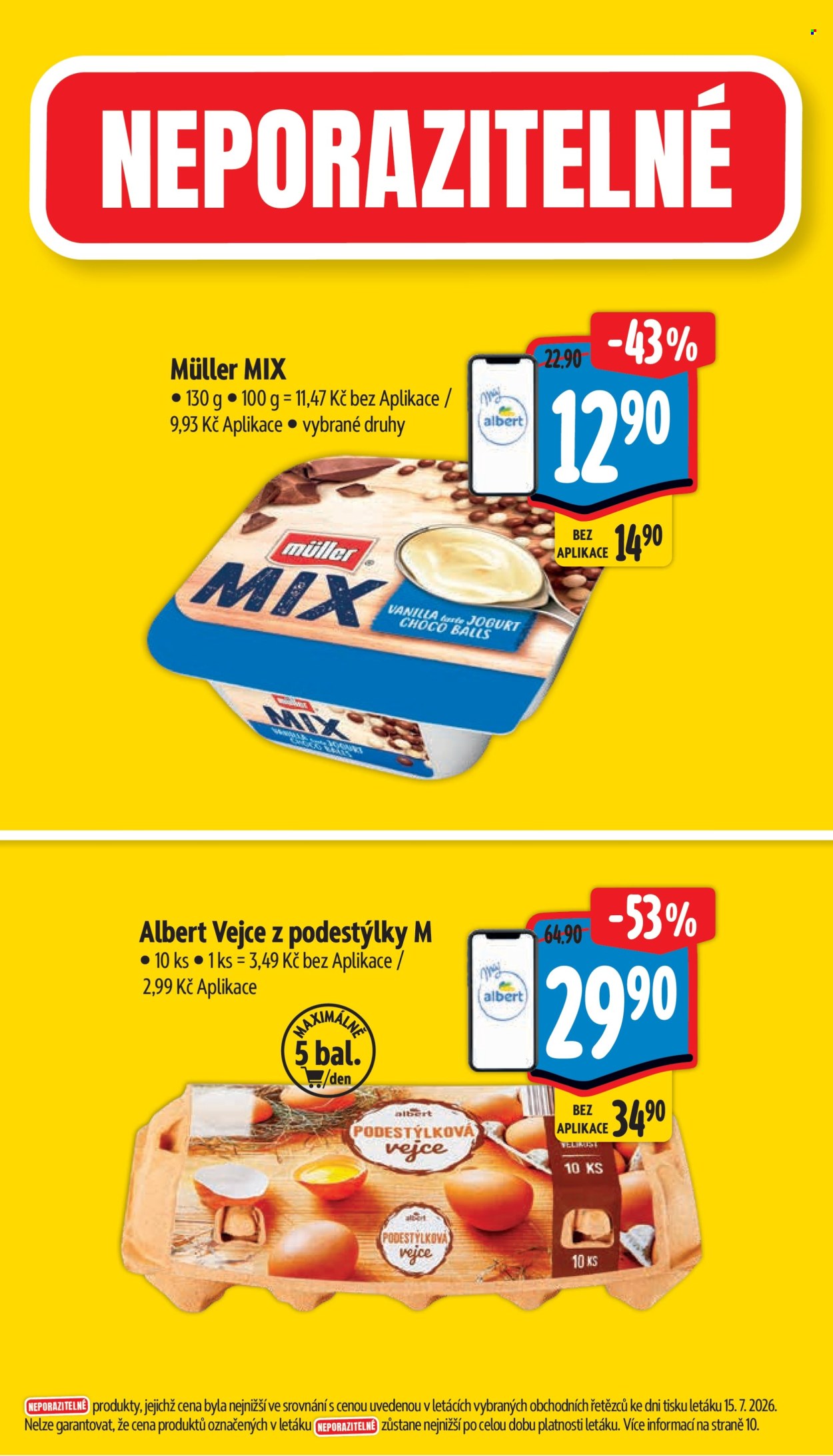 Leták Albert Hypermarket - 22.7.2026 - 28.7.2026. Strana 4