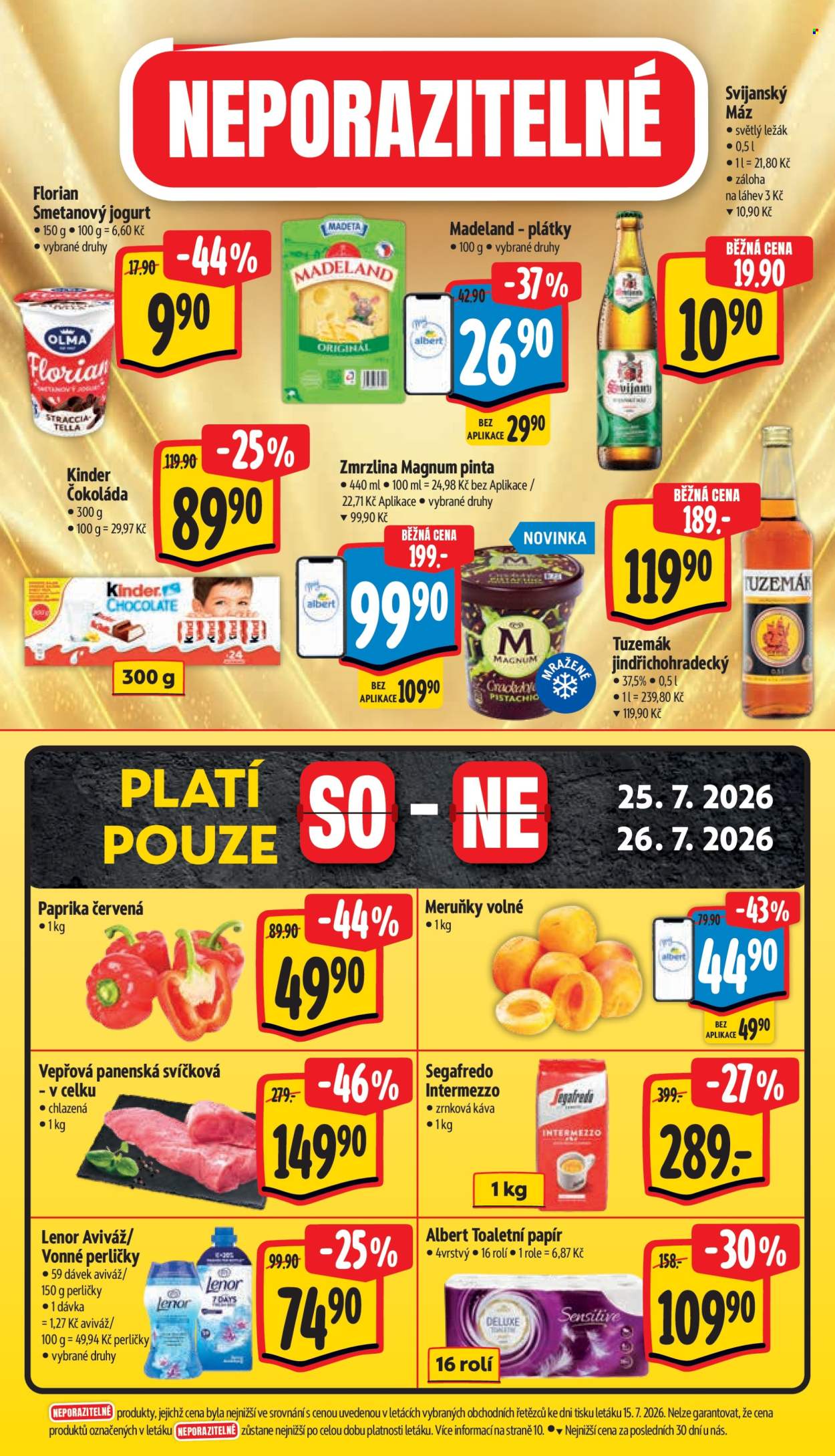 Leták Albert Hypermarket - 22.7.2026 - 28.7.2026. Strana 8