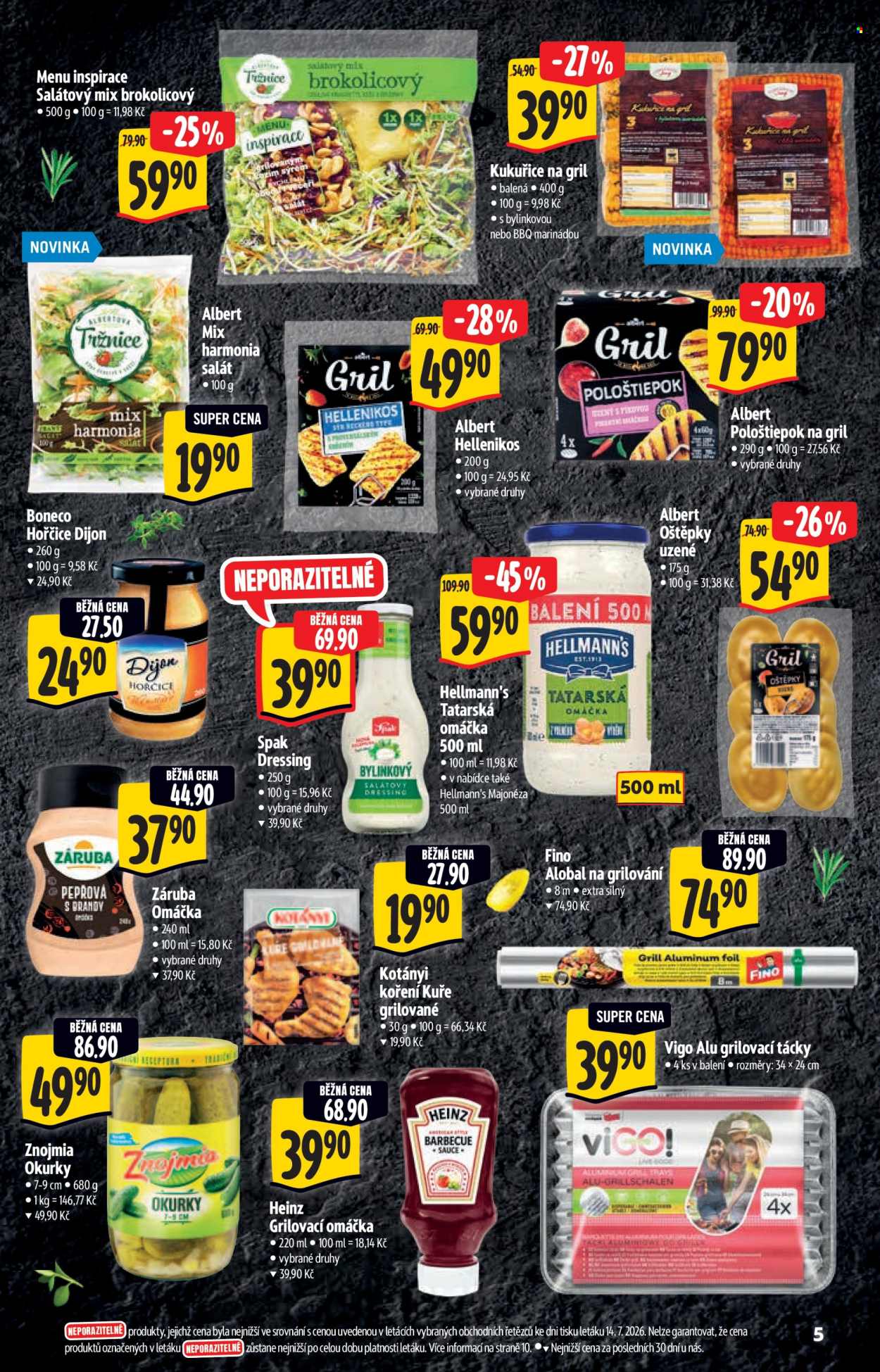 Leták Albert Hypermarket - 22.7.2026 - 4.8.2026. Strana 5