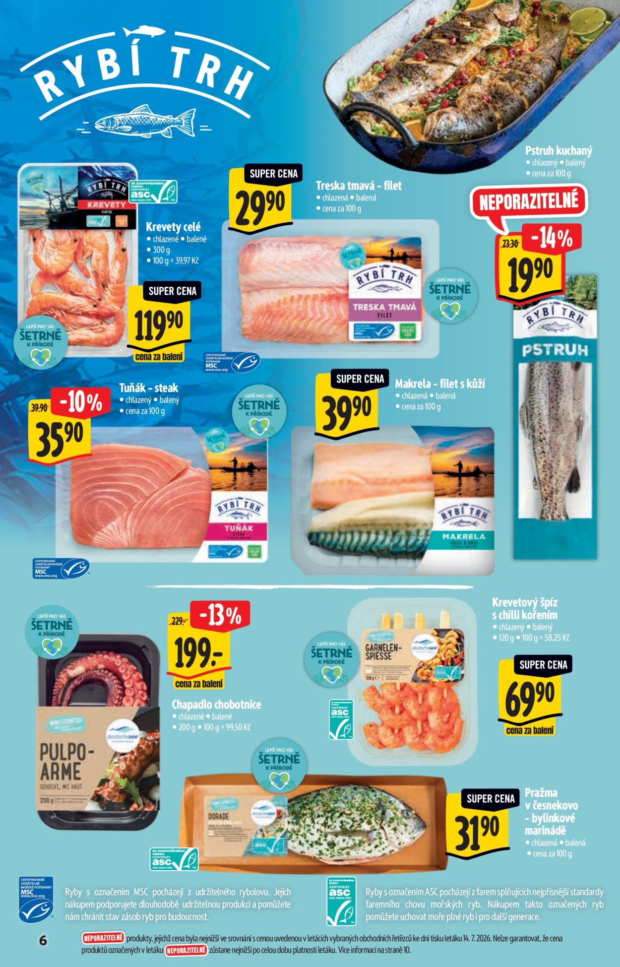 Leták Albert Hypermarket - 22.7.2026 - 4.8.2026. Strana 6