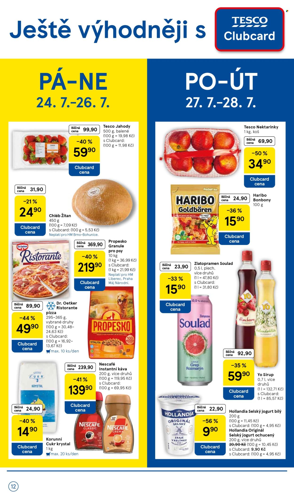 Leták TESCO - 22.7.2026 - 28.7.2026. Strana 12