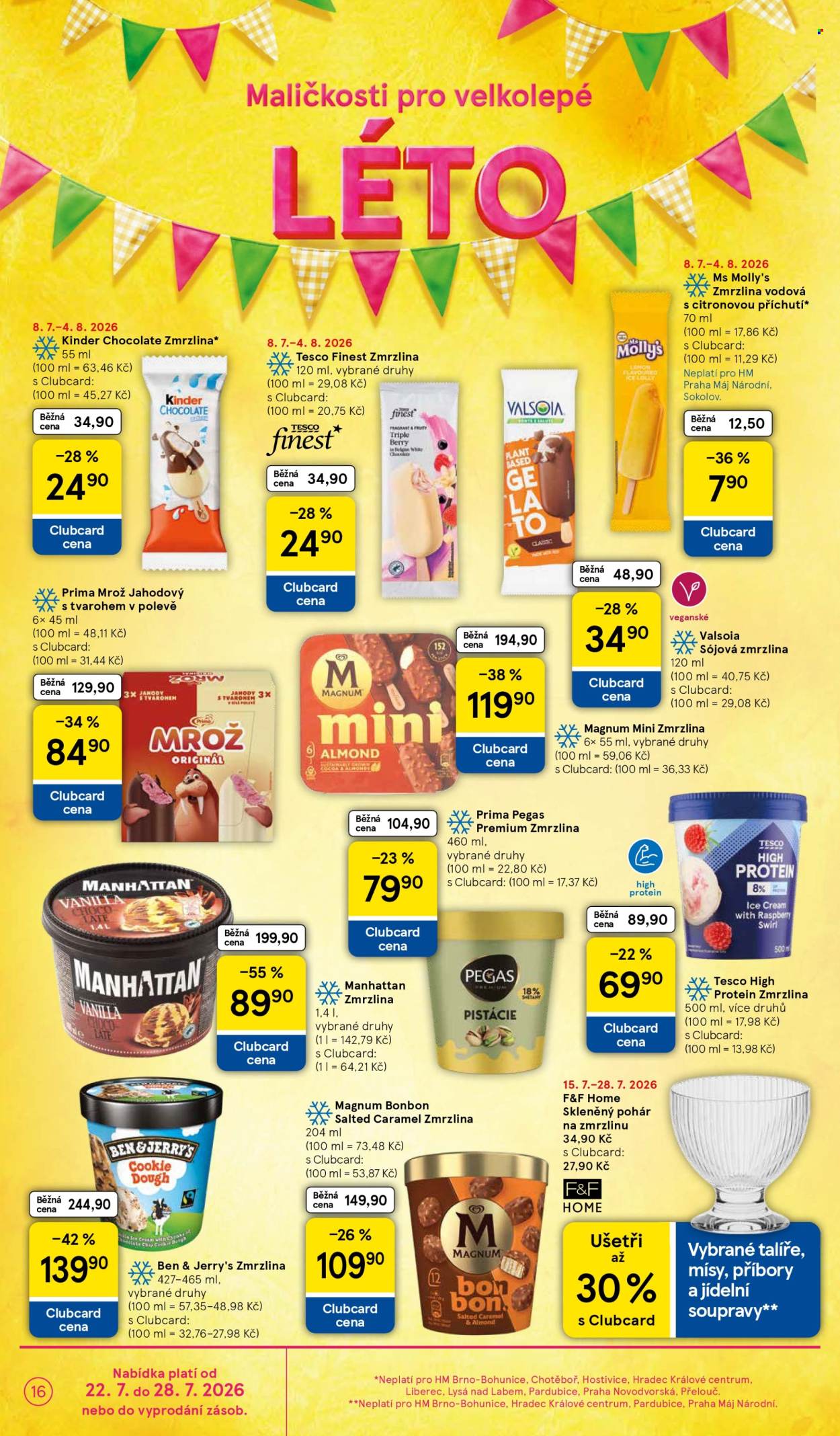Leták TESCO - 22.7.2026 - 28.7.2026. Strana 16