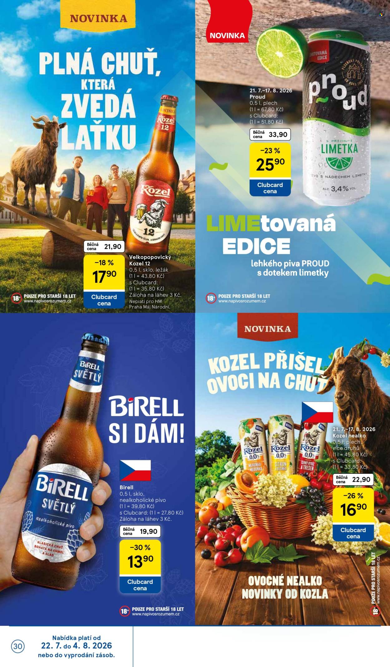 Leták TESCO - 22.7.2026 - 28.7.2026. Strana 30