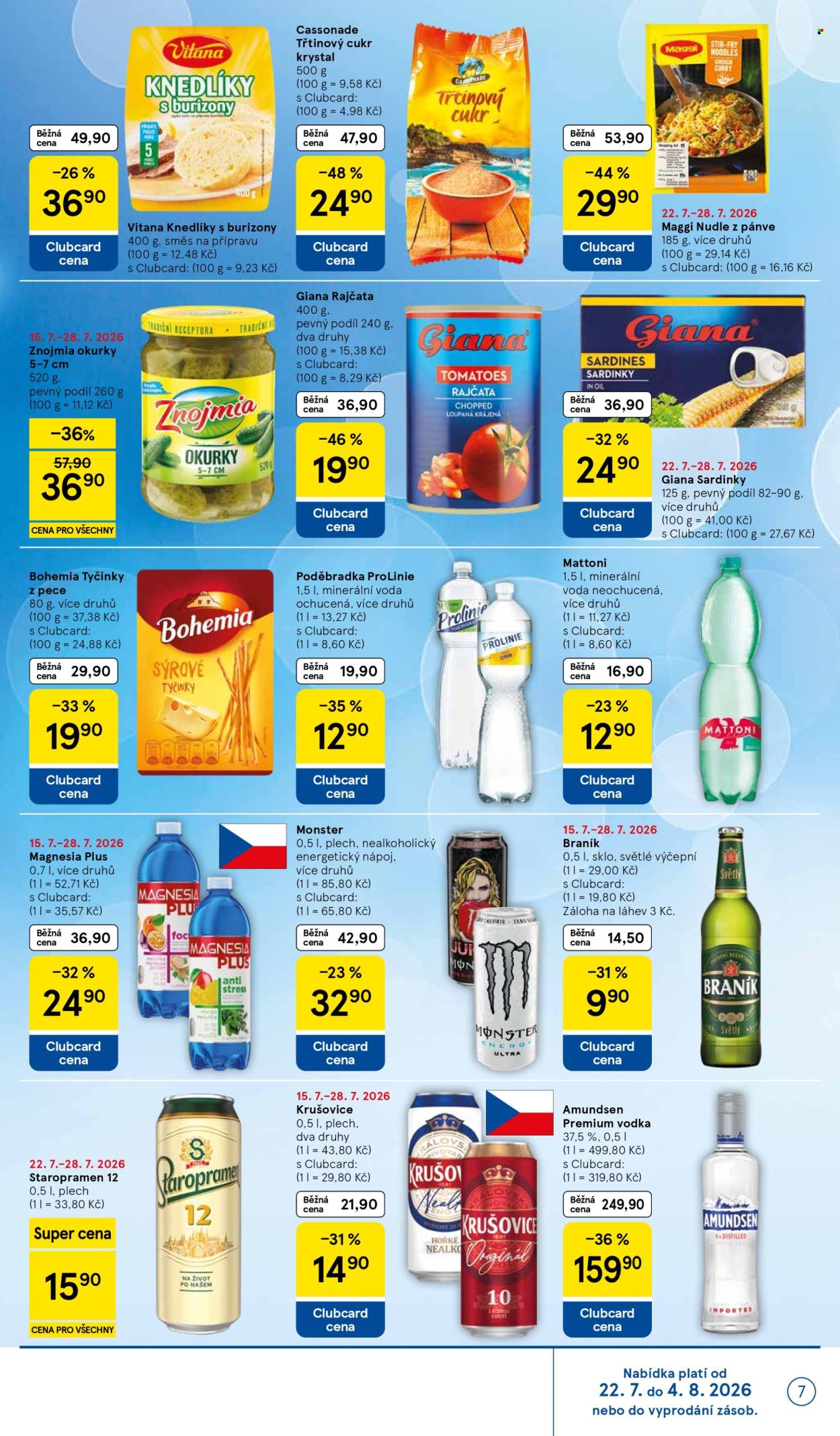 Leták TESCO supermarket - 22.7.2026 - 28.7.2026. Strana 7