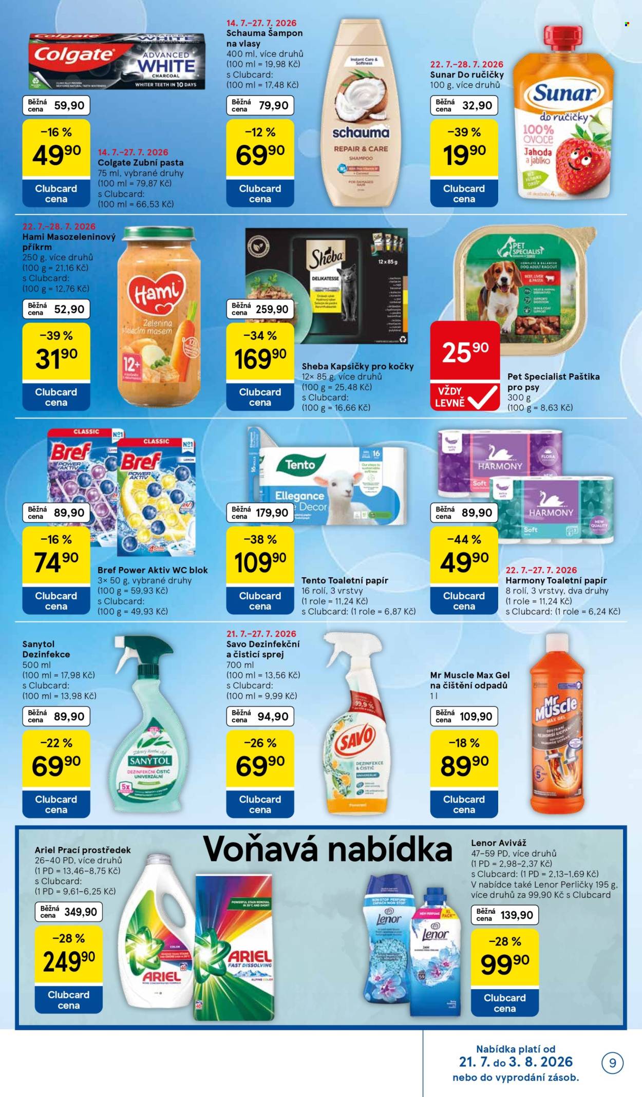 Leták TESCO supermarket - 22.7.2026 - 28.7.2026. Strana 9
