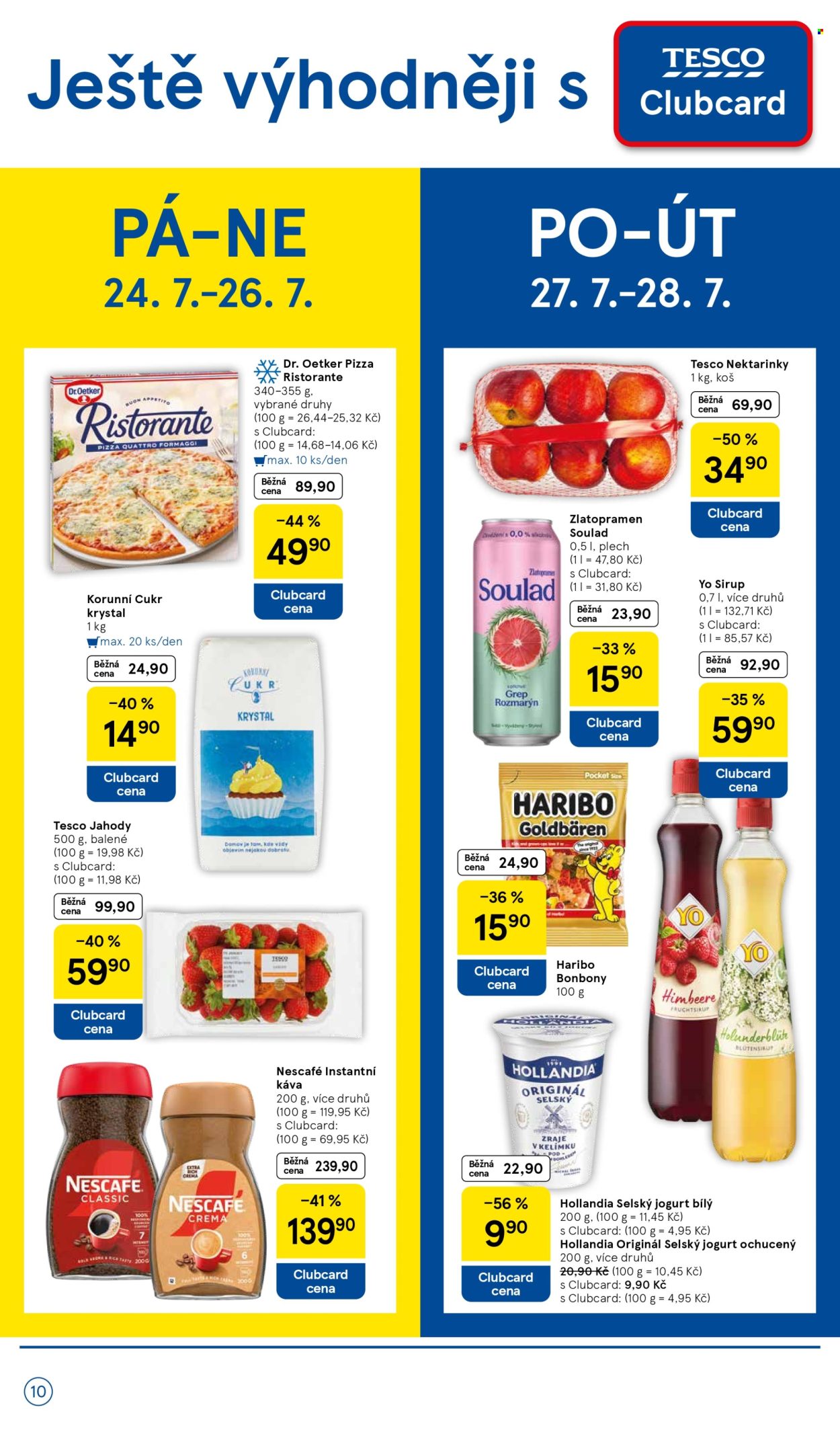 Leták TESCO supermarket - 22.7.2026 - 28.7.2026. Strana 10