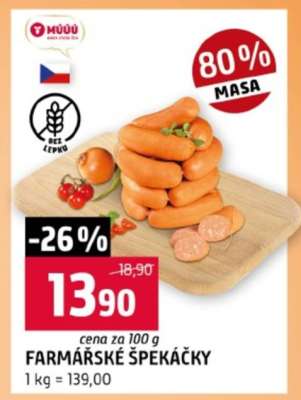 Farmářské špekáčky