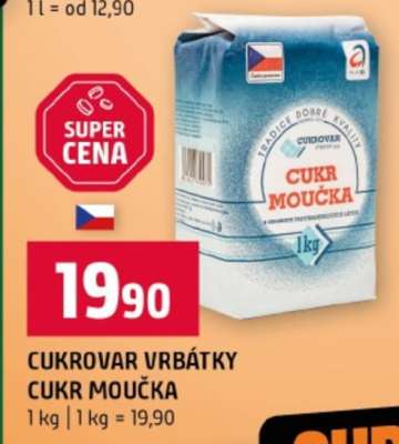 CUKROVAR VRBÁTKY CUKR MOUČKA