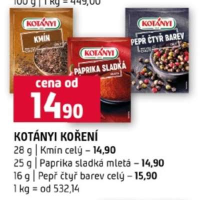 Kotányi koření