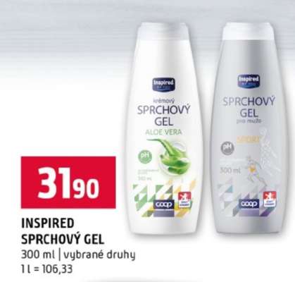 INSPIRED SPRCHOVÝ GEL